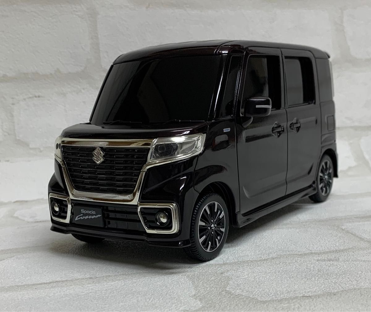 スズキ スペーシアカスタムMK53S カラーサンプル 1/18 バイオレット