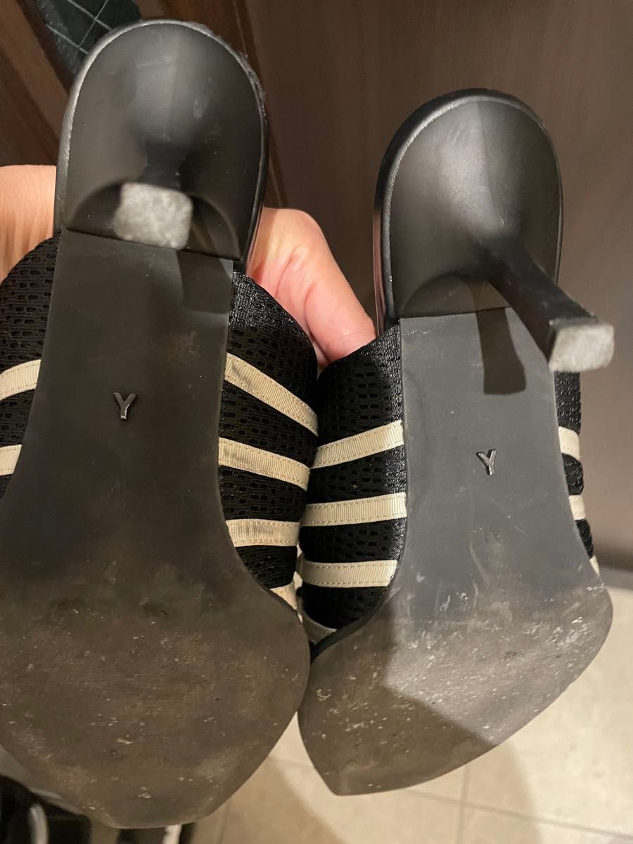 YELLO MONOCHROME SNEAKER MULES スニーカーミュール M イエロー 星