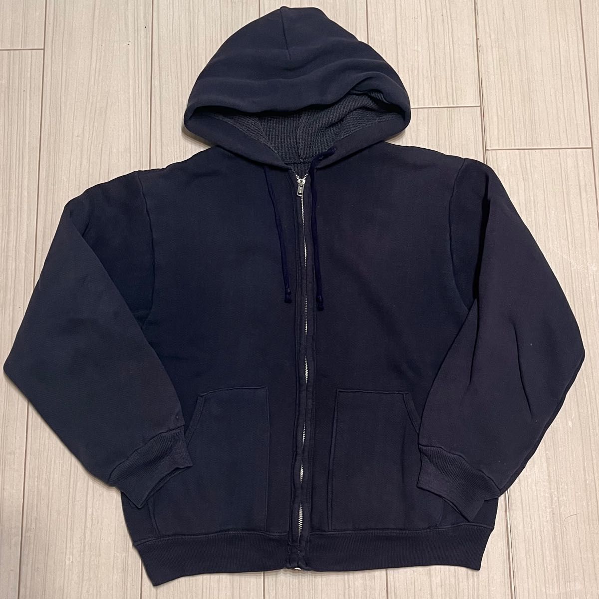 50〜60s ヴィンテージ ジップパーカー ダブルフェイス セパポケ ナス紺