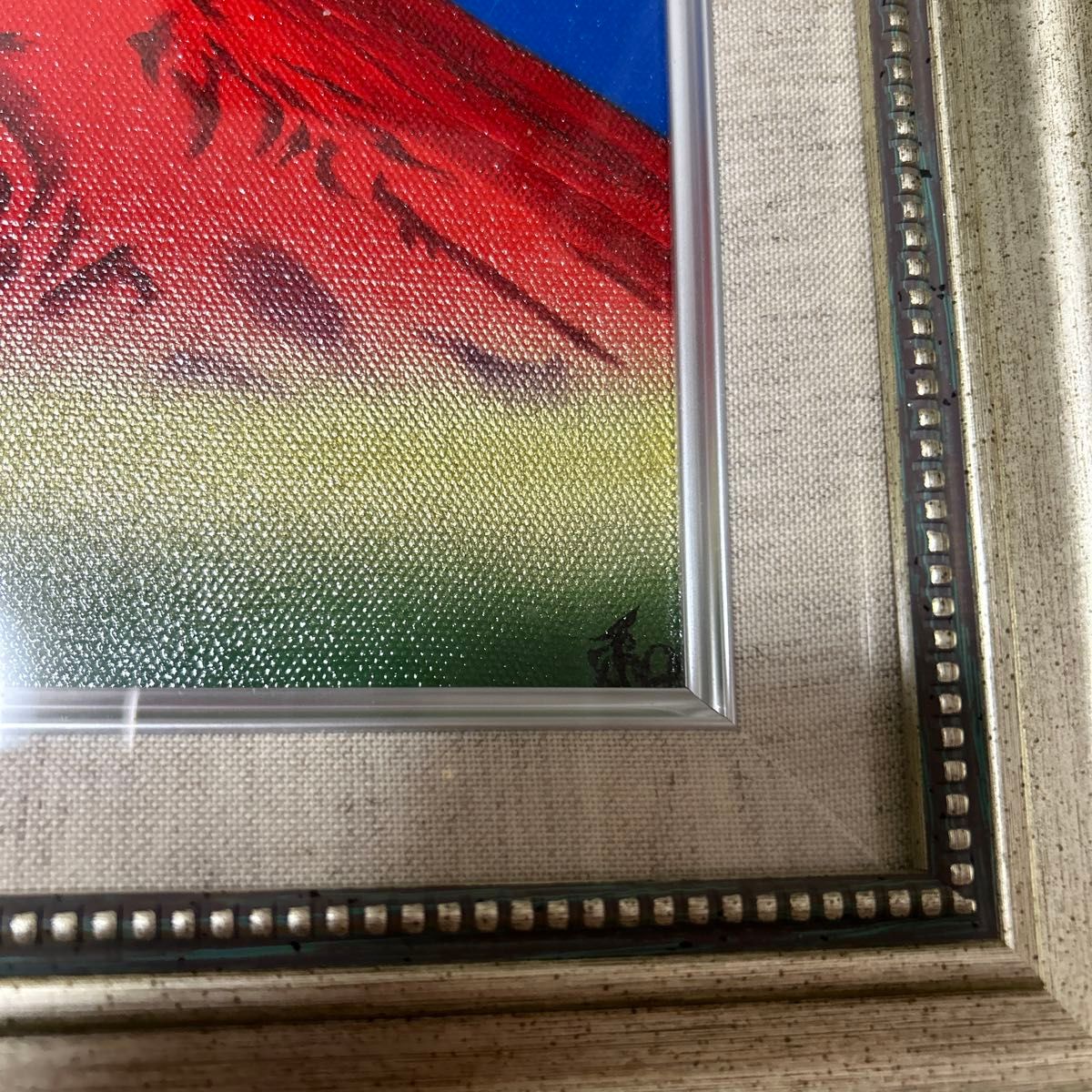 嶋崎和 赤富士 朱富士 直筆サイン入り 油彩｜Yahoo!フリマ（旧PayPay