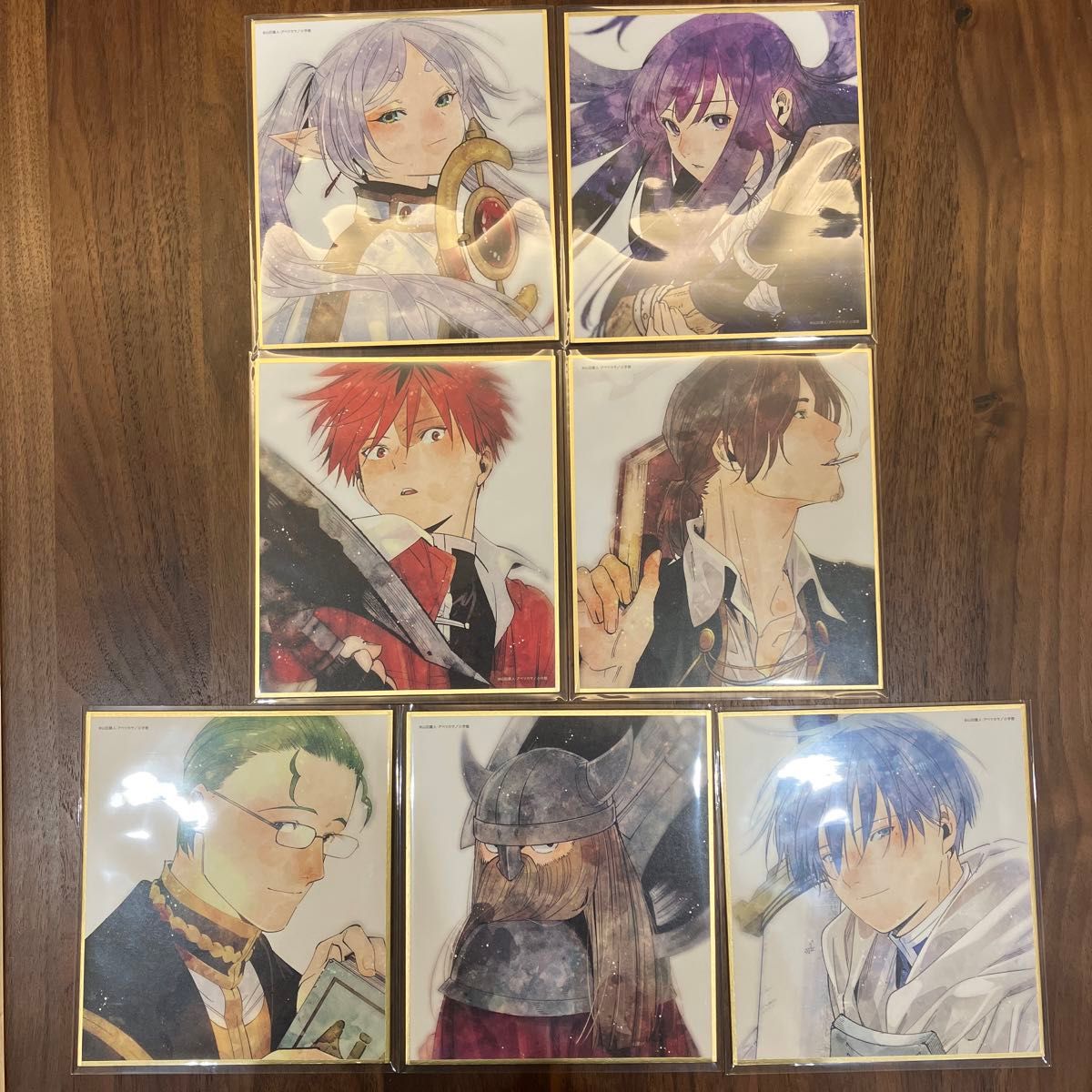 葬送のフリーレン Blu-ray DVD 特典 アベツカサ先生描き下ろしミニ色紙