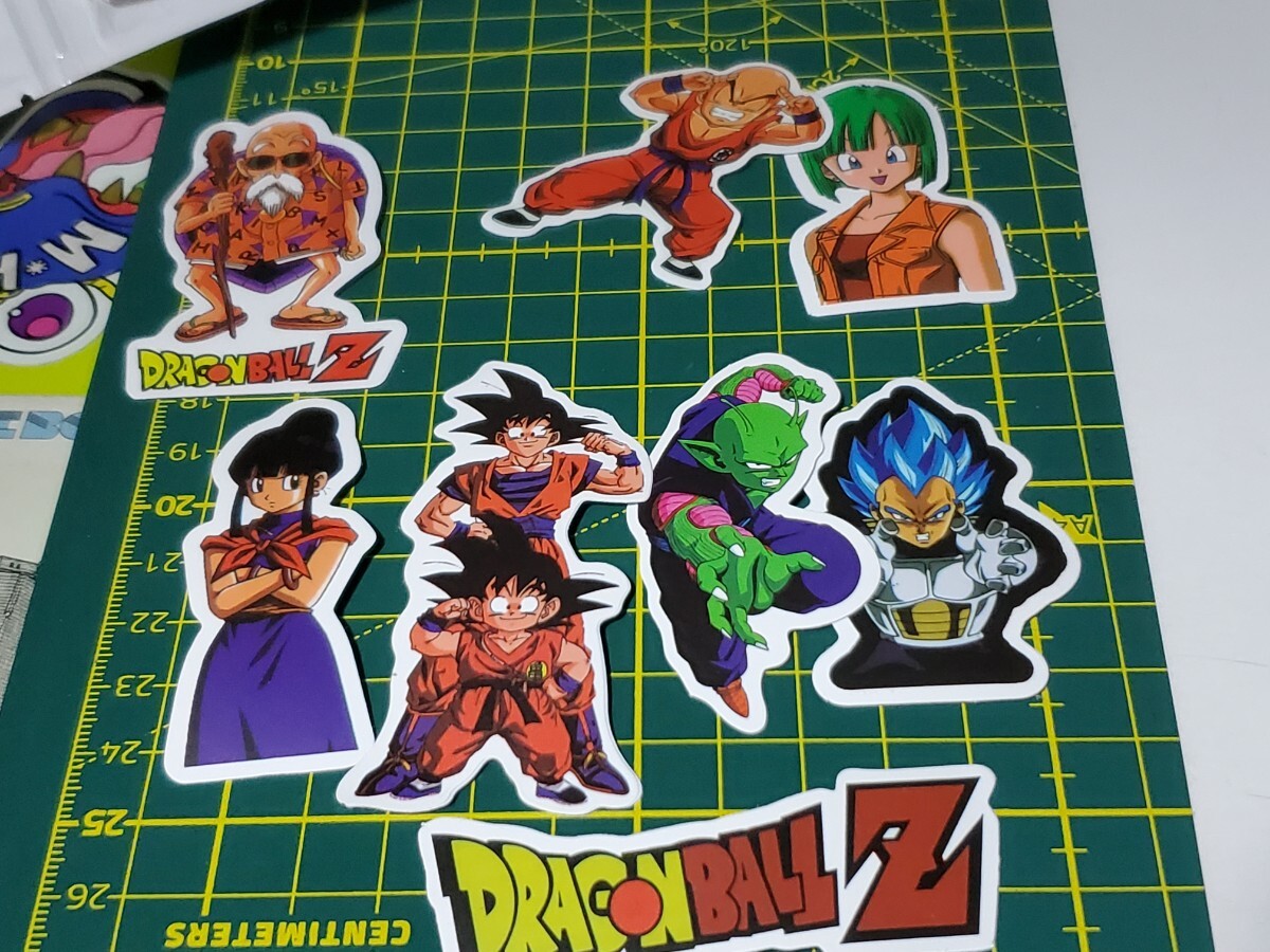 8枚 ドラゴンボールステッカーセット④ 悟空 チチ ベジータ ピッコロ