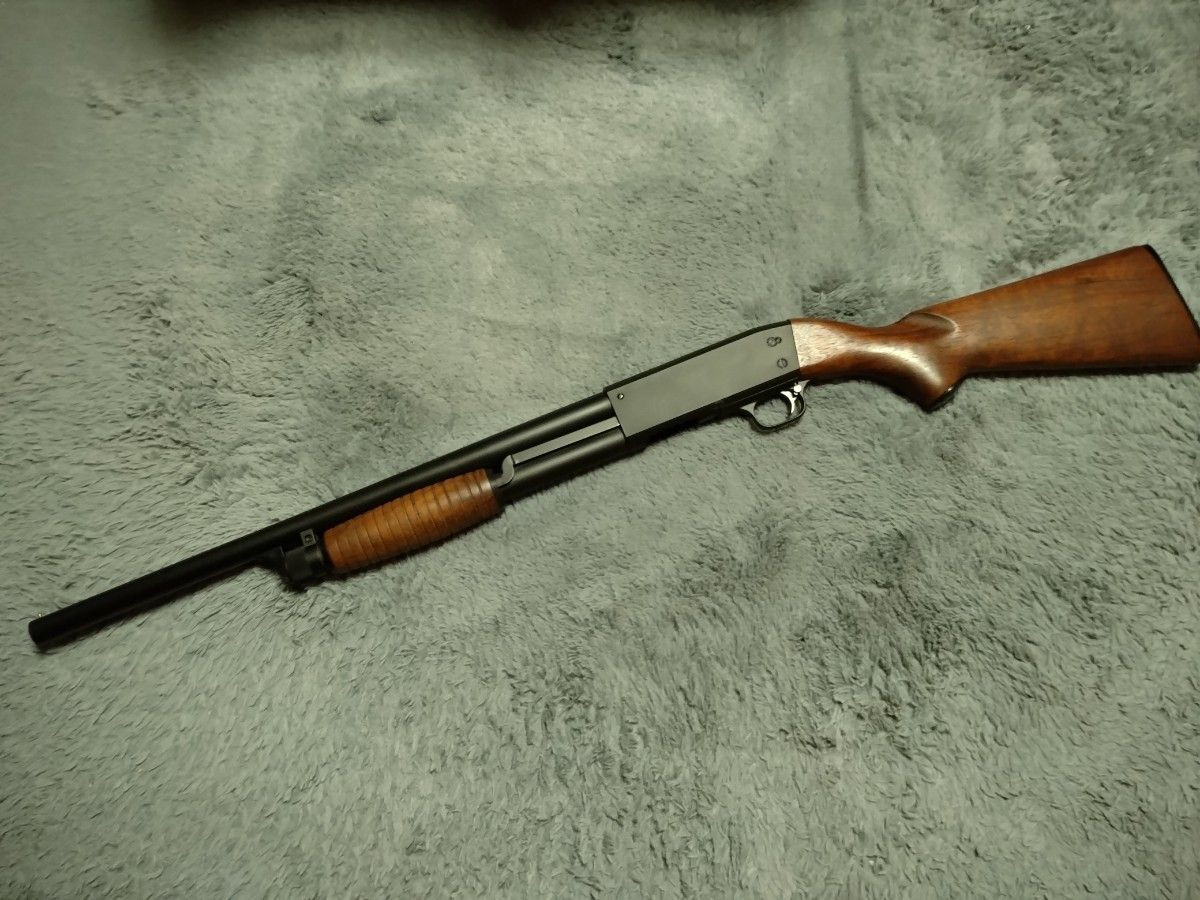 KTW イサカ M37 フェザーライト ABS 木製ストック 木製先台 可変ホップ