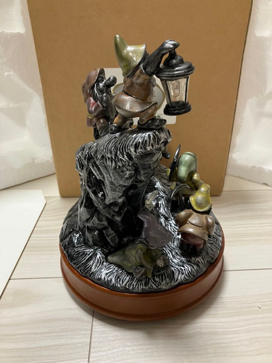 限定100体】 白雪姫 7人の小人 ディズニー 100周年 フィギュアランプ