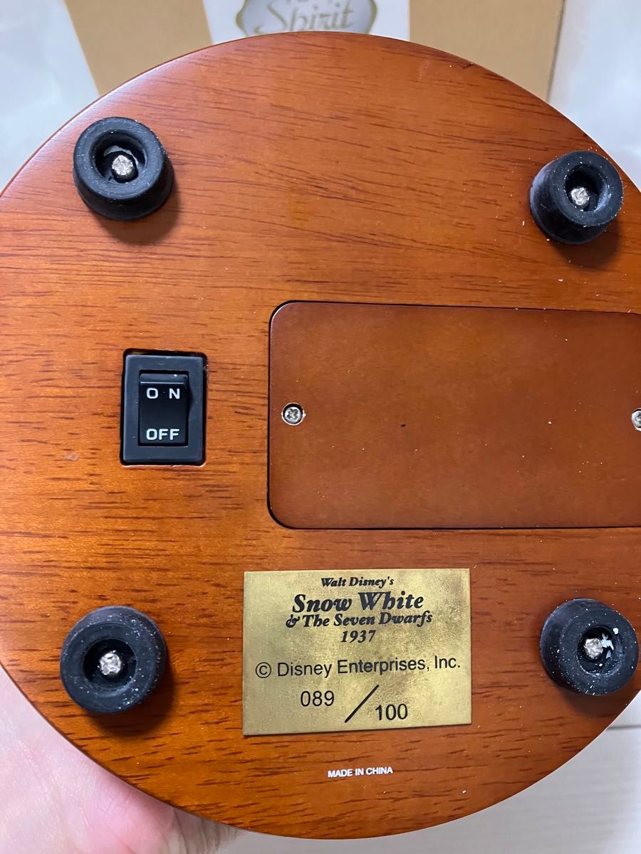 限定100体】 白雪姫 7人の小人 ディズニー 100周年 フィギュアランプ