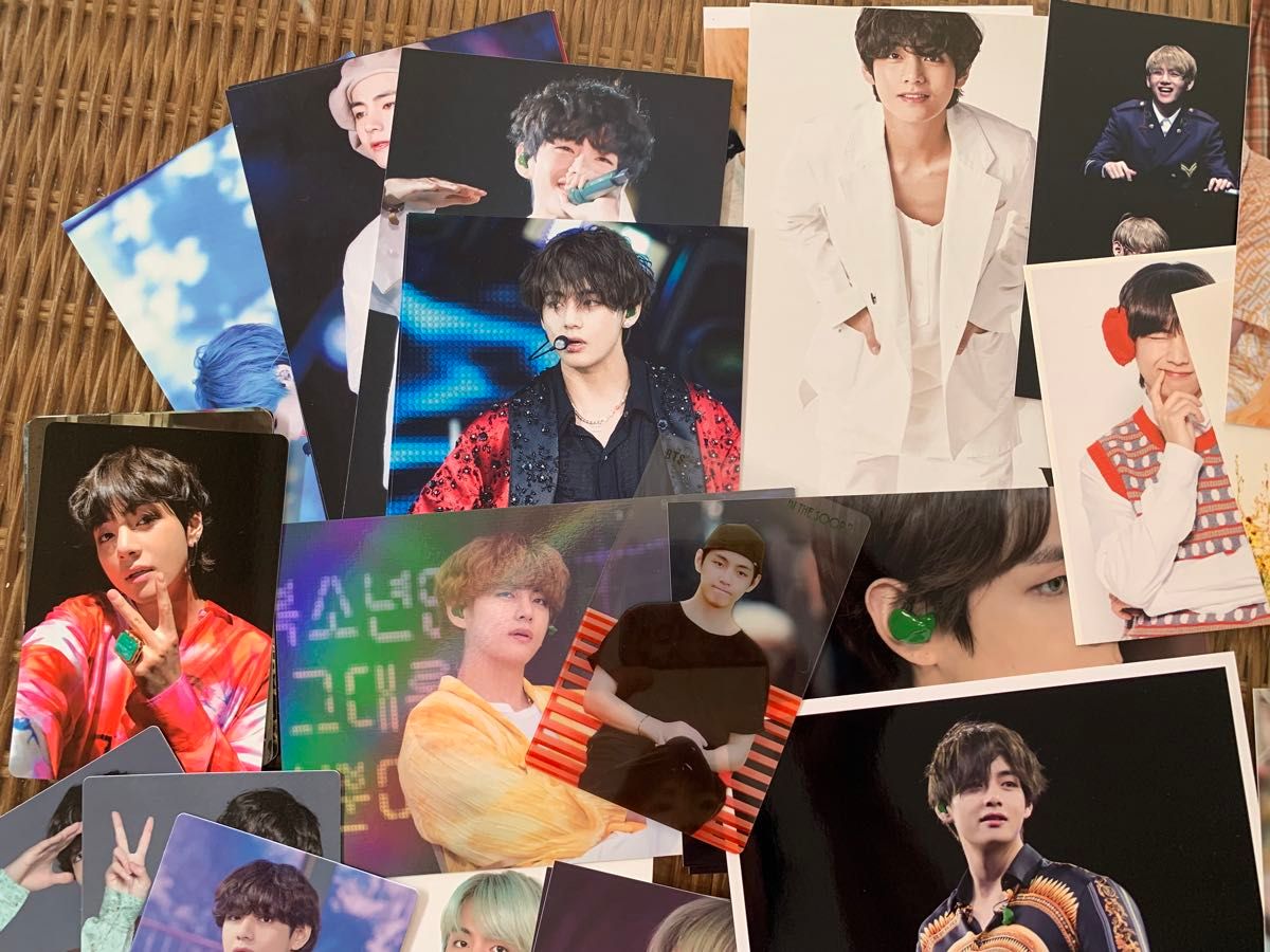 BTS V テテ 【公式グッズ含】トレカ 生写真 ポストカード他 まとめ売り