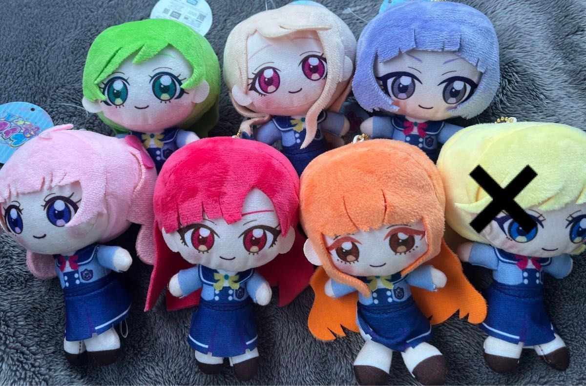 ひみつのアイプリ ぬいぐるみマスコット 私立パラダイス学園 全7種