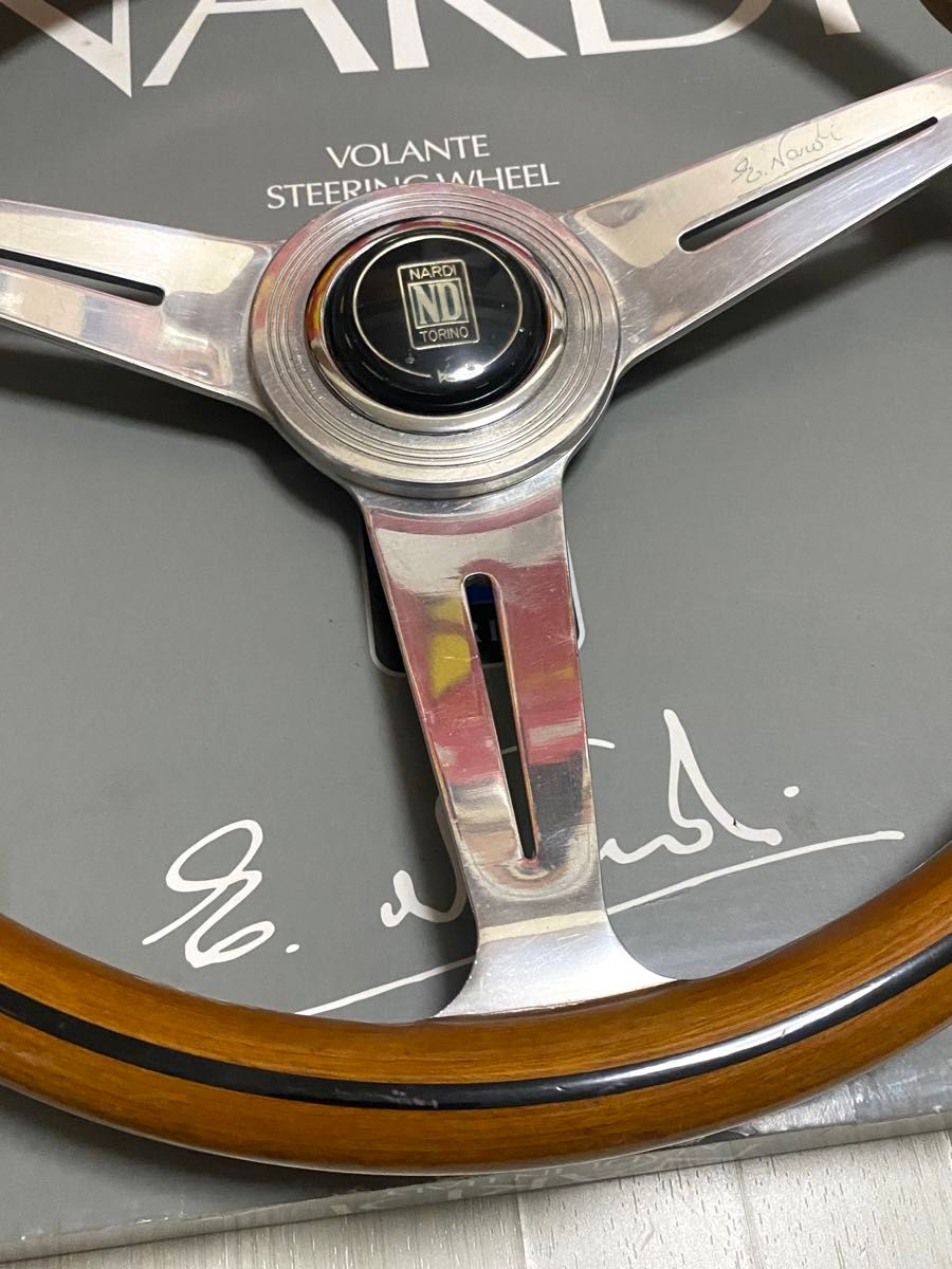 ナルディ NARDI クラシック 36.5パイ ウッドステアリング 1981年製