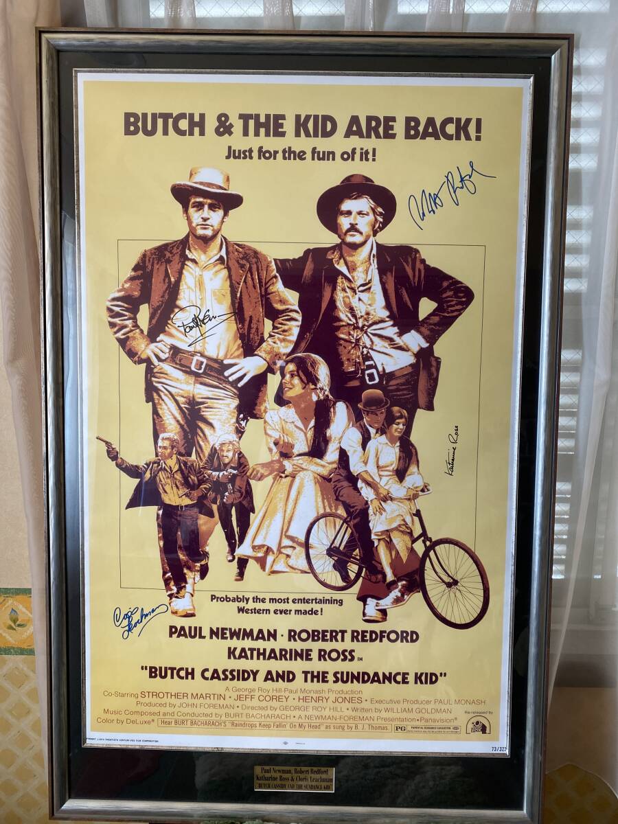 Yahoo!オークション - 明日に向かって撃て 直筆サイン入りポスター