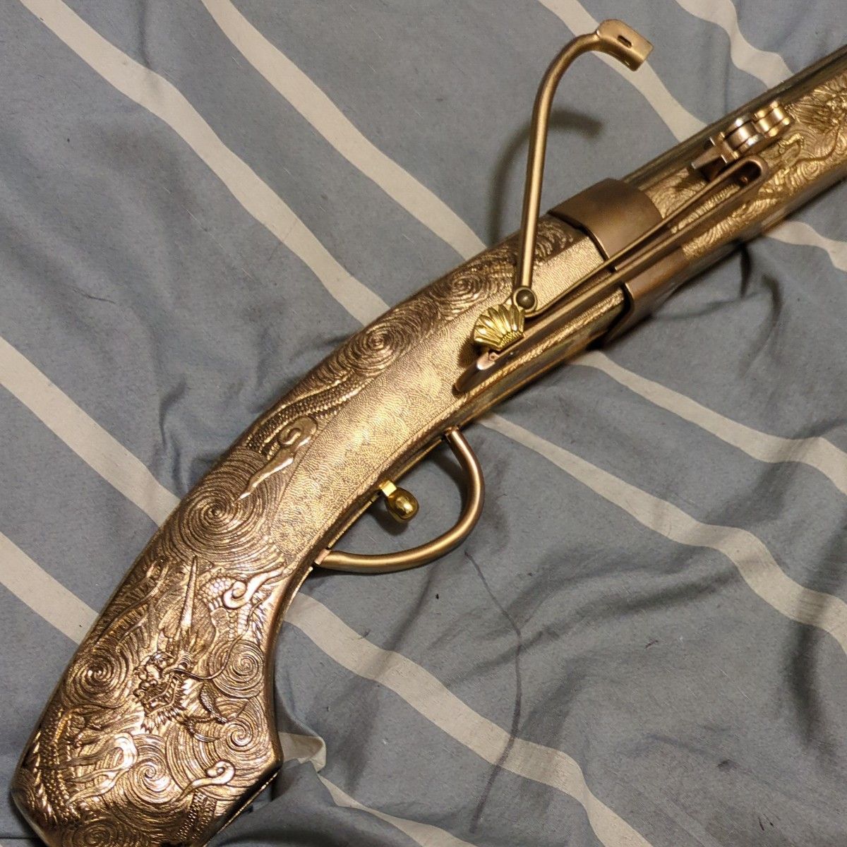 古式銃火縄銃装飾銃アンティークインテリア金属製｜Yahoo!フリマ（旧