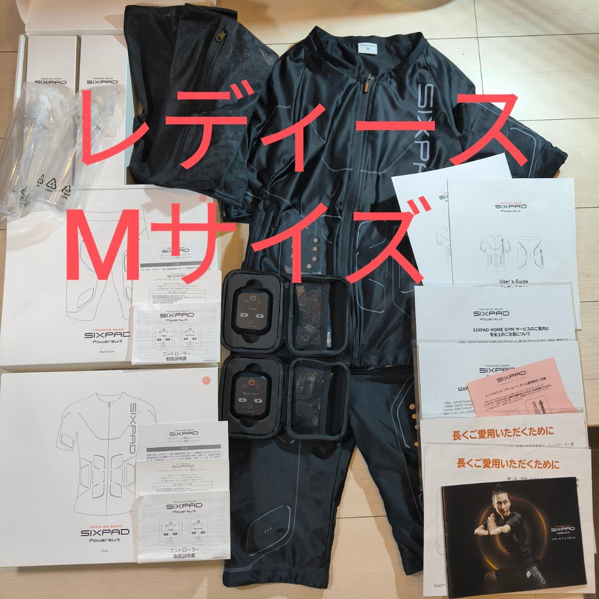 パワースーツ レディース Mサイズ 上下セット シックスパッド SIXPAD