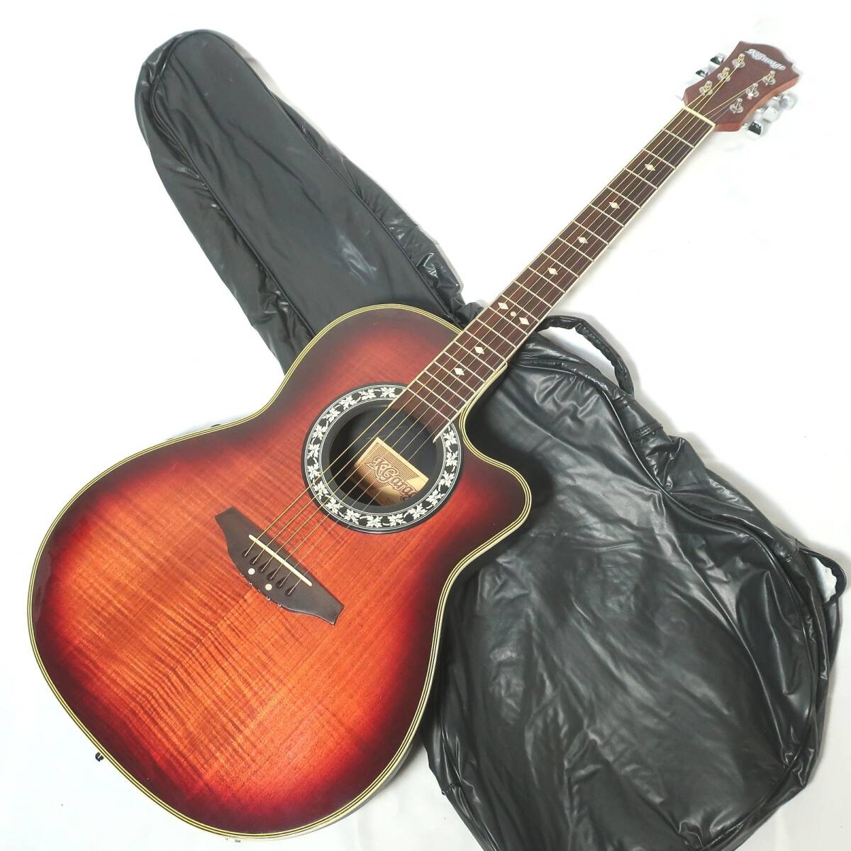 Yahoo!オークション - K Garage EA-400 エレアコ アコースティックギタ