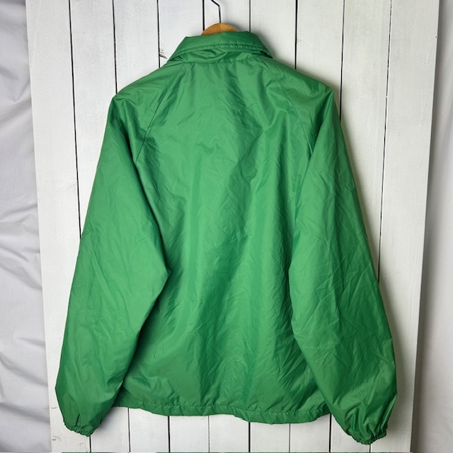 USA古着 70s～80s Swingster ナイロン コーチジャケット L～XL 緑