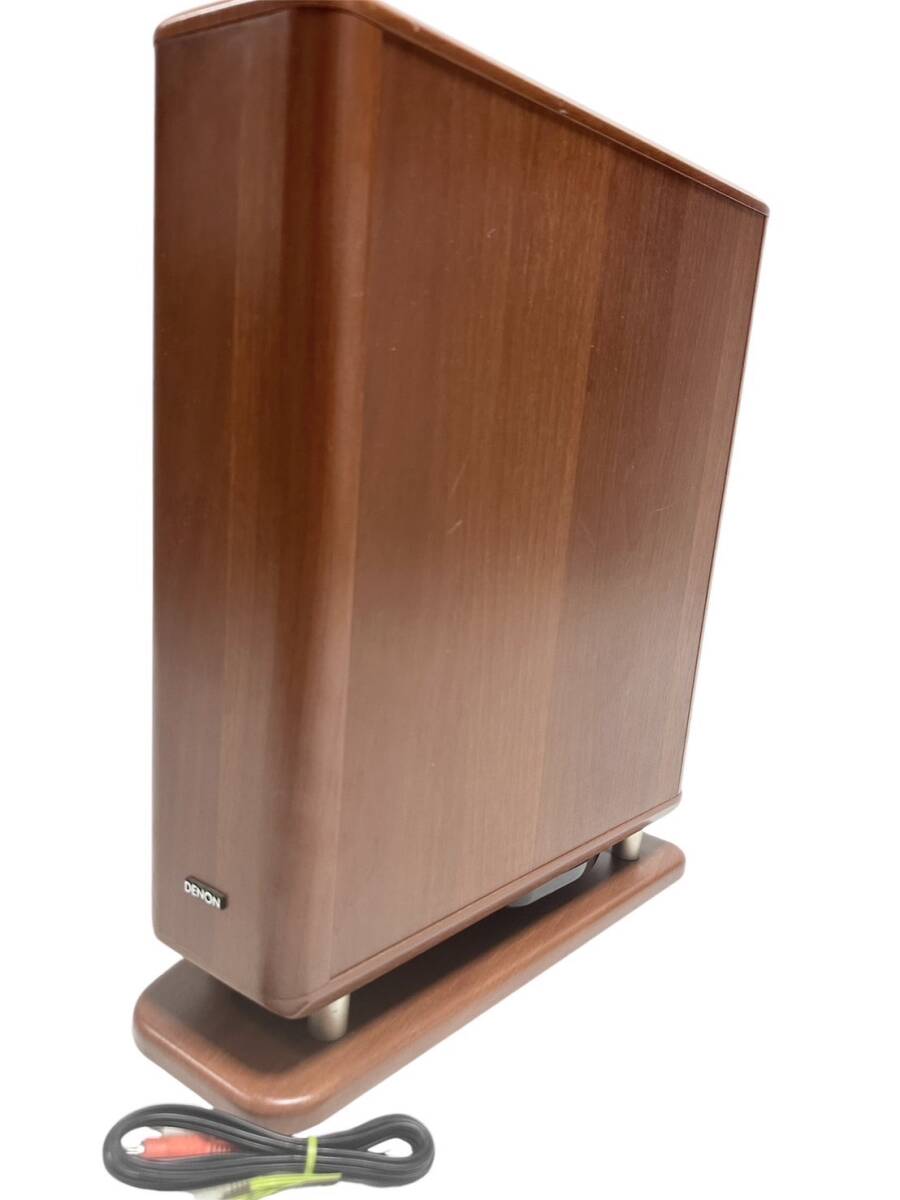 送料無料 美品 DENON デノン DSW-3L アンプ内蔵 サブウーファー