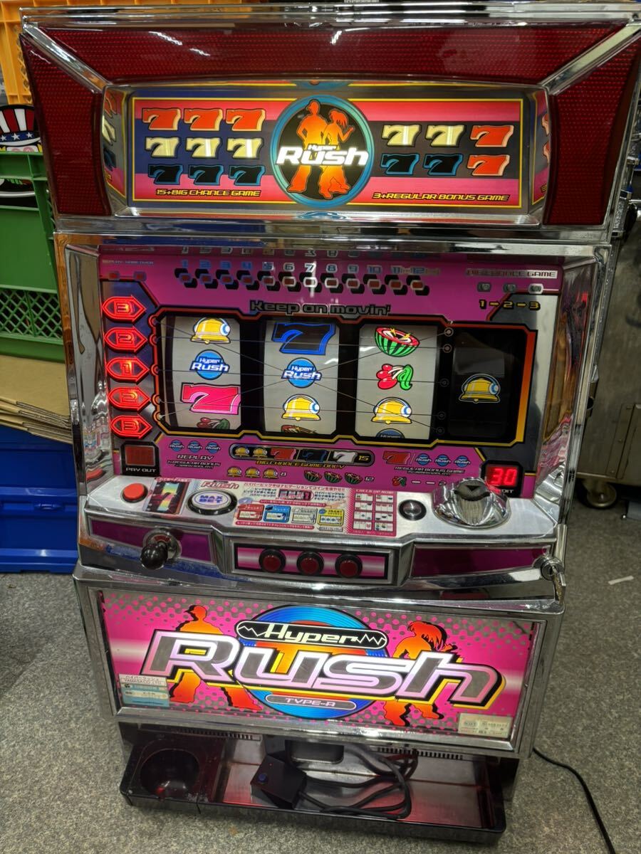 Yahoo!オークション - 4号機 ハイパーラッシュ スロット 実機 家庭用電