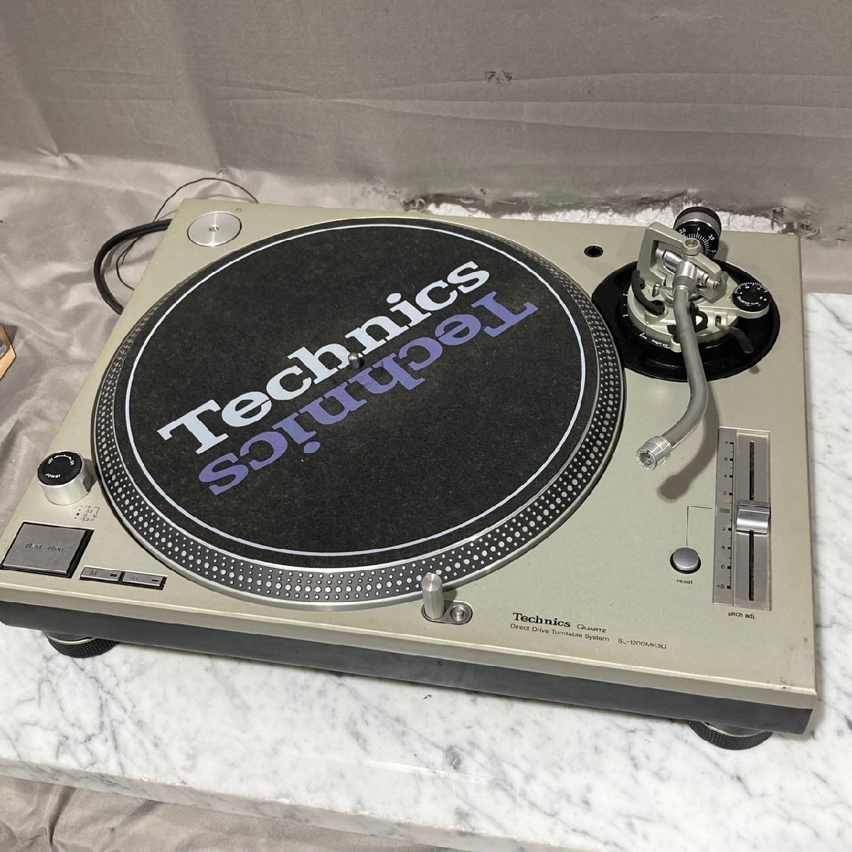 Technics ターンテーブル MK3D ジャンク 通電確認 Technics ターン