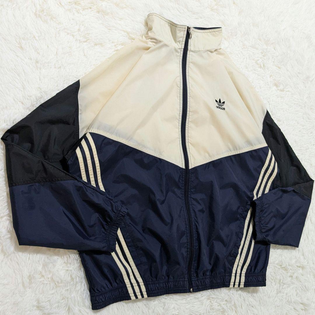 希少常田大希着用色違い品80s90sアディダスナイロントラックジャケット