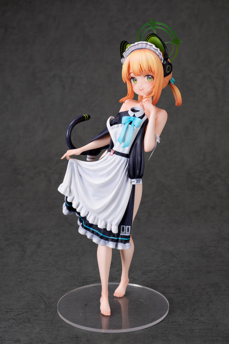 塗装済み完成品】 才羽ミドリ（メイド） ガレージキット ブルー