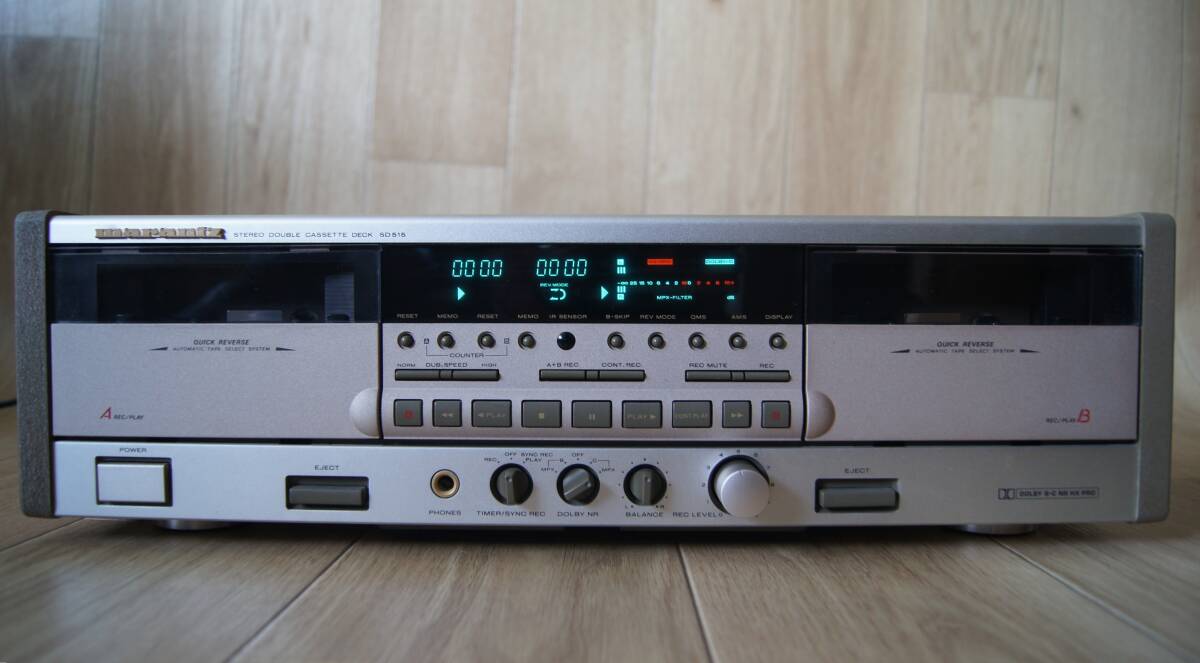 お2○ダブルカセットデッキ SD 515F マランツ Marantz ダブルカセット