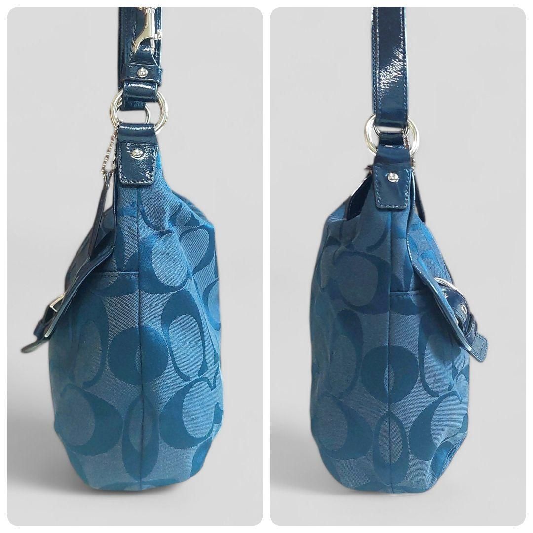 極美品 COACH コーチ ソーホー シグネチャー ショルダーバッグ