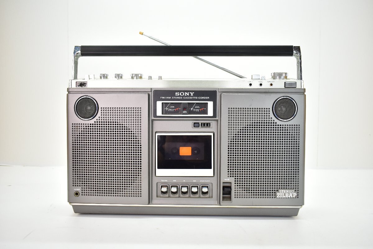 Yahoo!オークション - SONY CF-6500II STEREO ZILBAP ラジカセ 再生OK[