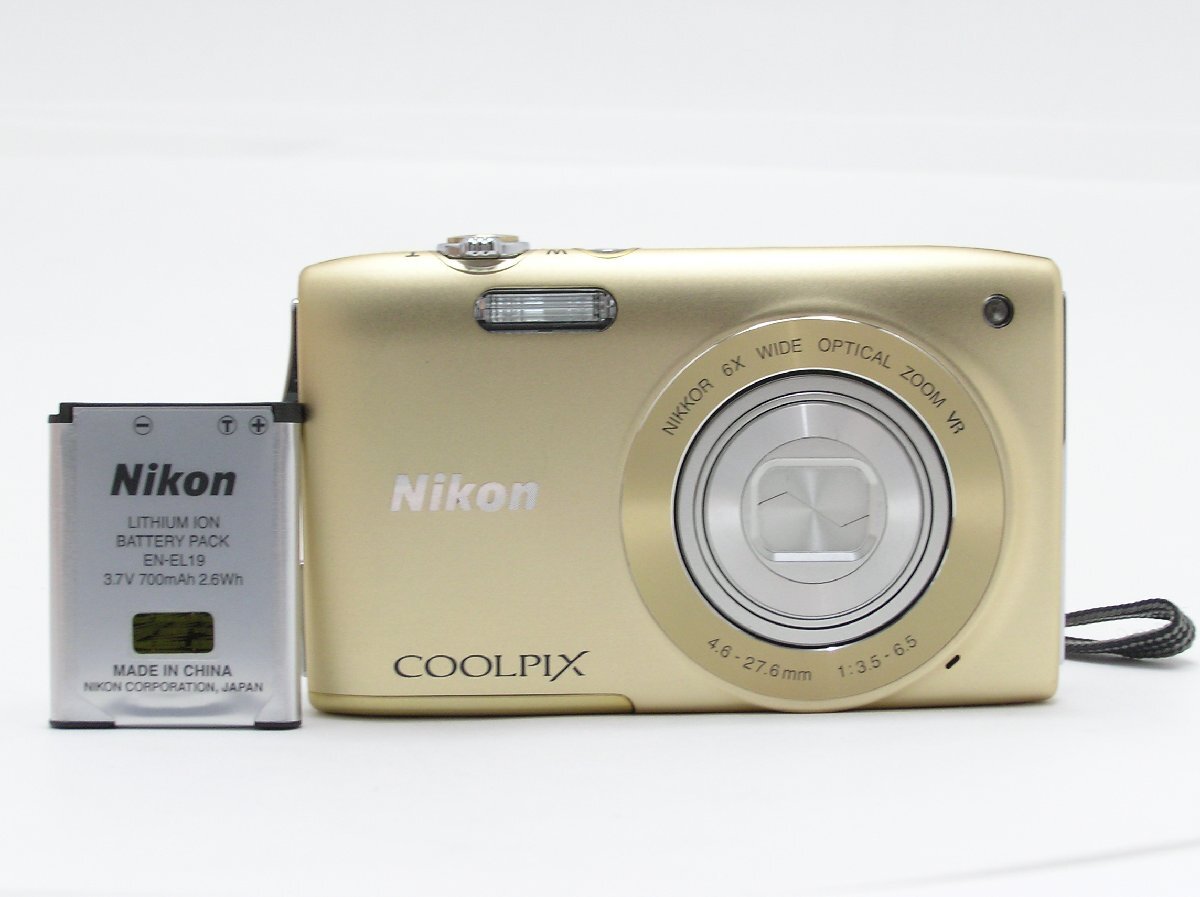 Nikon COOLPIX s3300 ゴールド デジタルカメラ