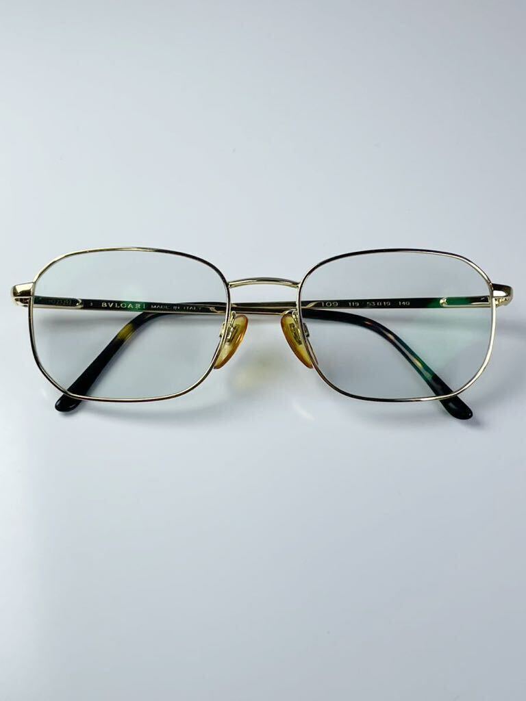 BVLGARIメガネ 度ありレンズ交換前提 付属品無し ヴィンテージ 現状