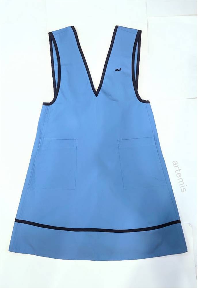 本物 ANA CA 制服のエプロン 未使用 刺繍ロゴ jun ashida 80年代