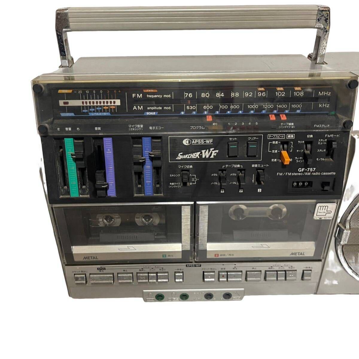 SHARP シャープ ラジカセ SEARCHER-WF GF-757 APPS-WF 昭和レトロ