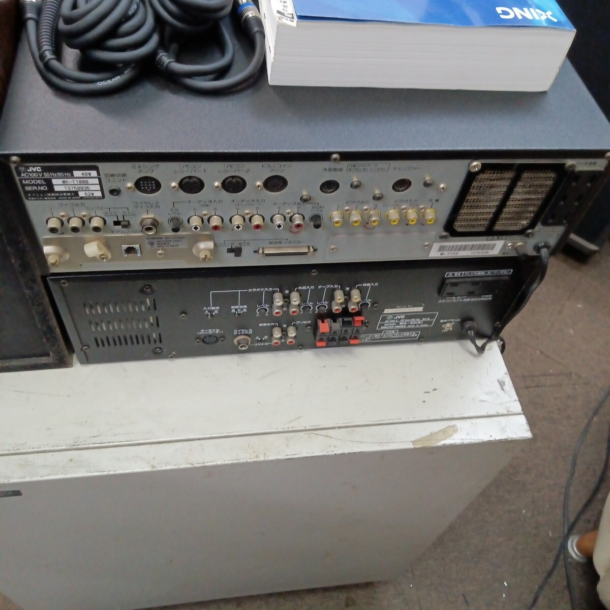 ビクター通信カラオケ MK-T1000通電のみ(L106)ビクター通信カラオケ MK