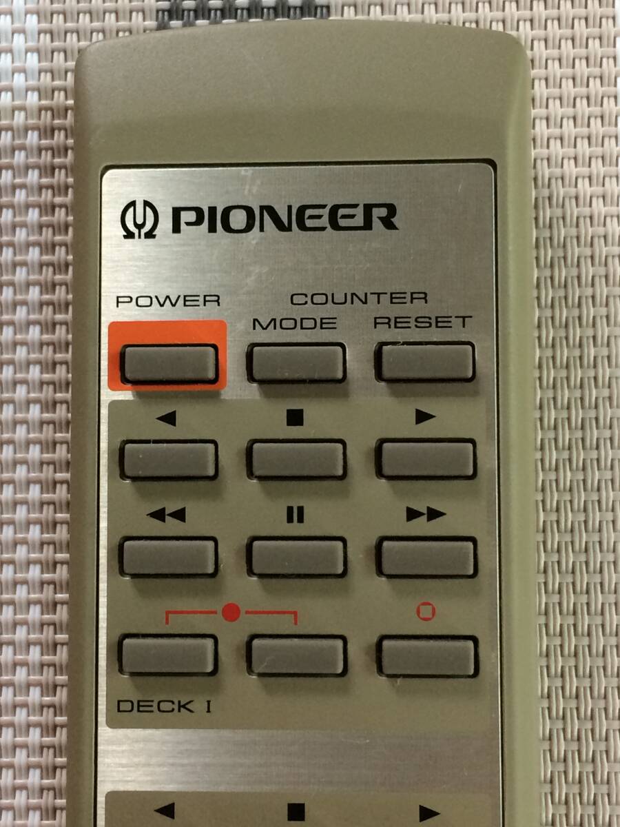 送料無料 Pioneer パイオニア 純正 カセットデッキ T-WD5R 用リモコン