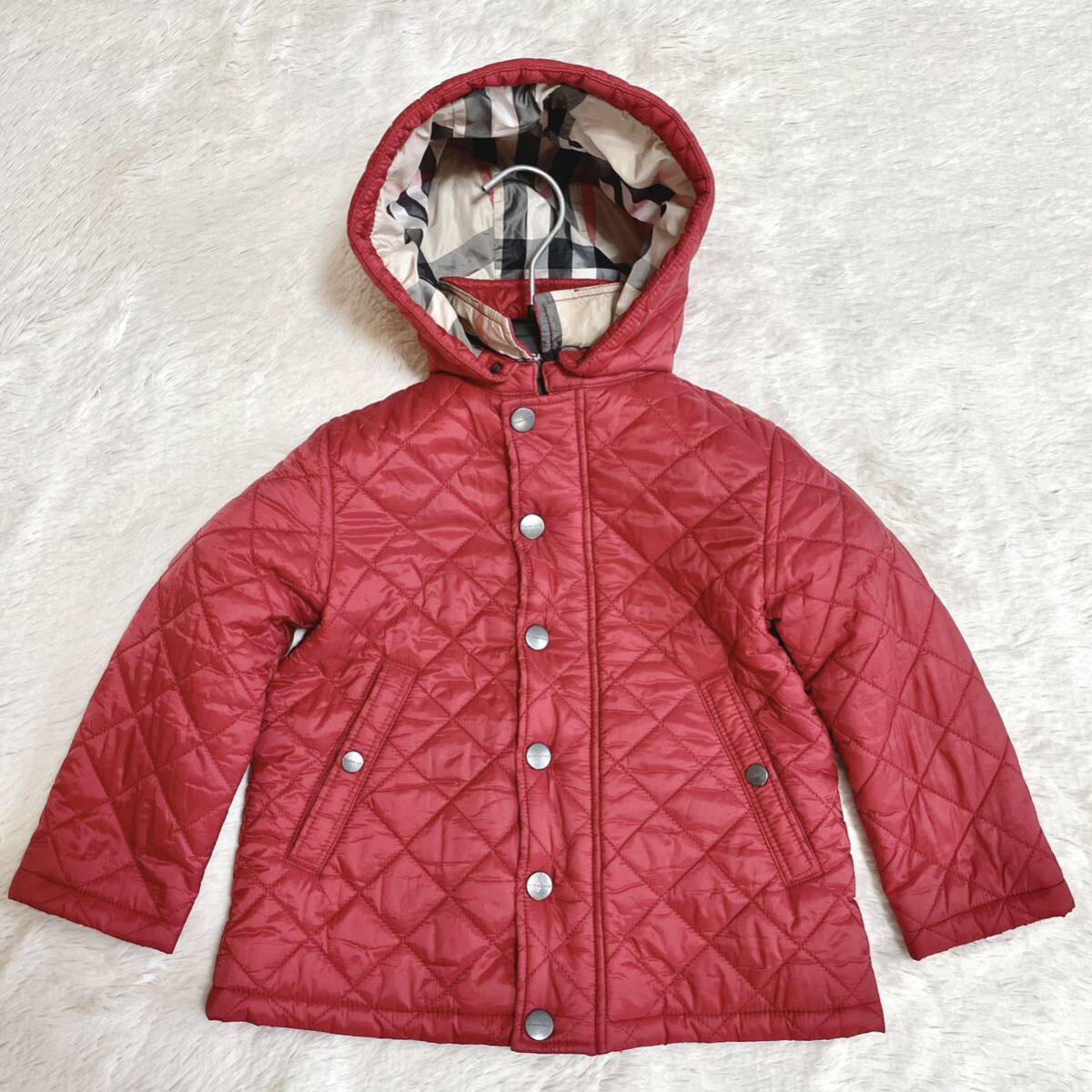 BURBERRY バーバリー 95 キルティングジャケット フード ノバチェック