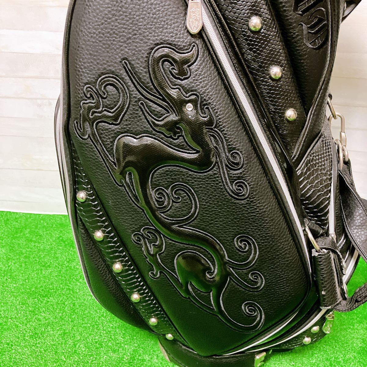 Dance With Dragon ダンスウィズドラゴン キャディ バッグ ブラック 9