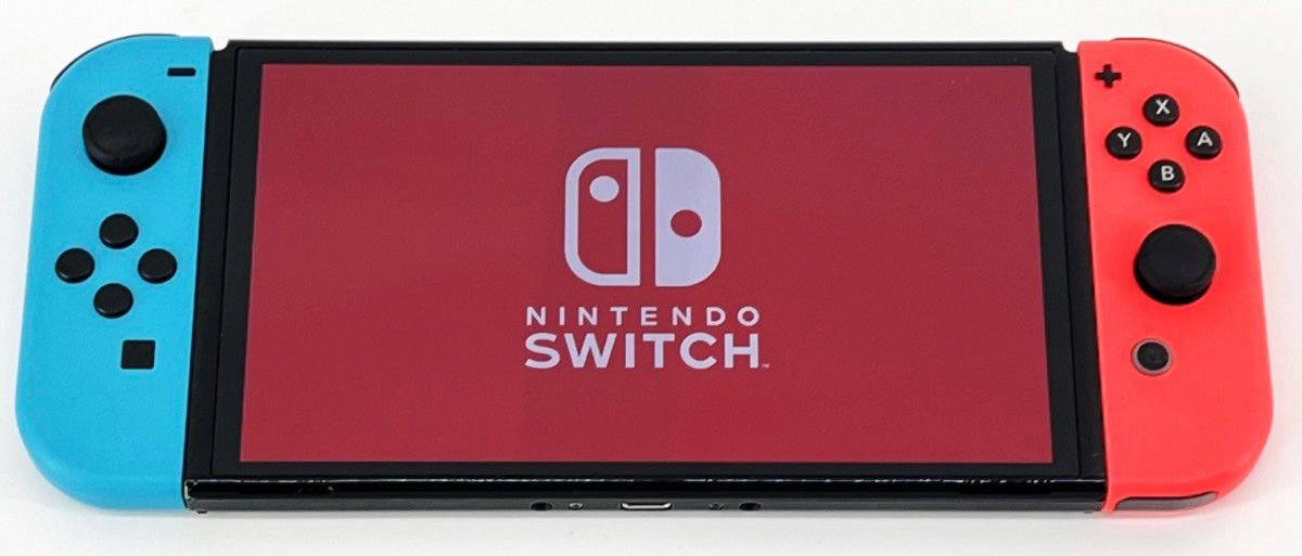 中古ゲーム機 Nintendo Switch 有機ELモデル ネオンブルー / ネオン