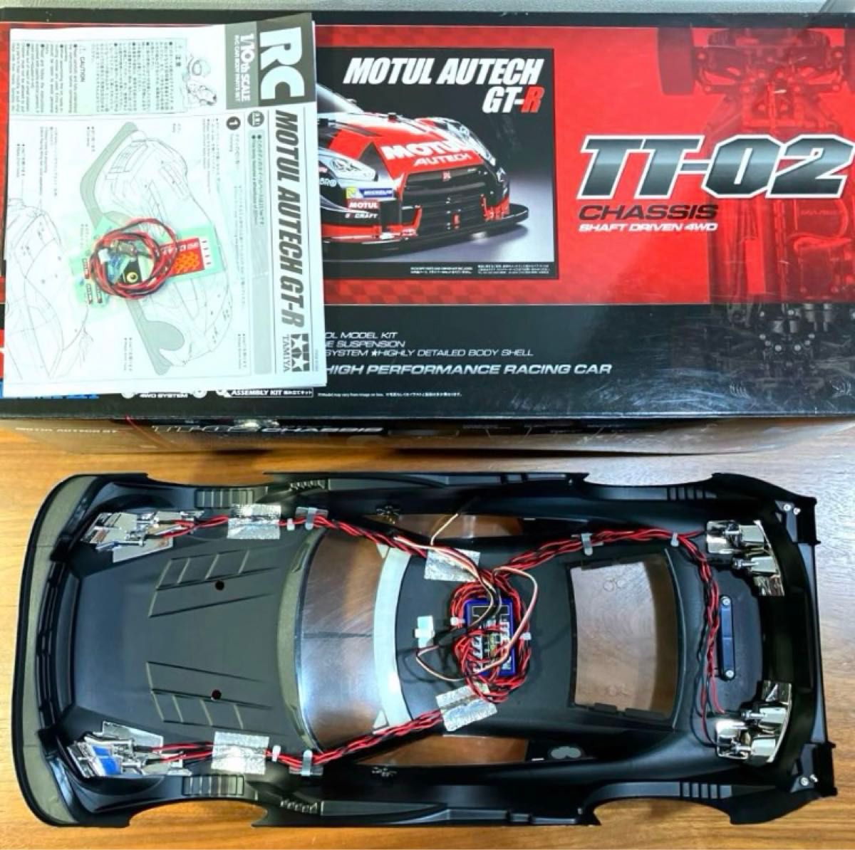 電飾付き SP 1584 MOTUL AUTECH GT-R スペアボディセット 51584 タミヤ