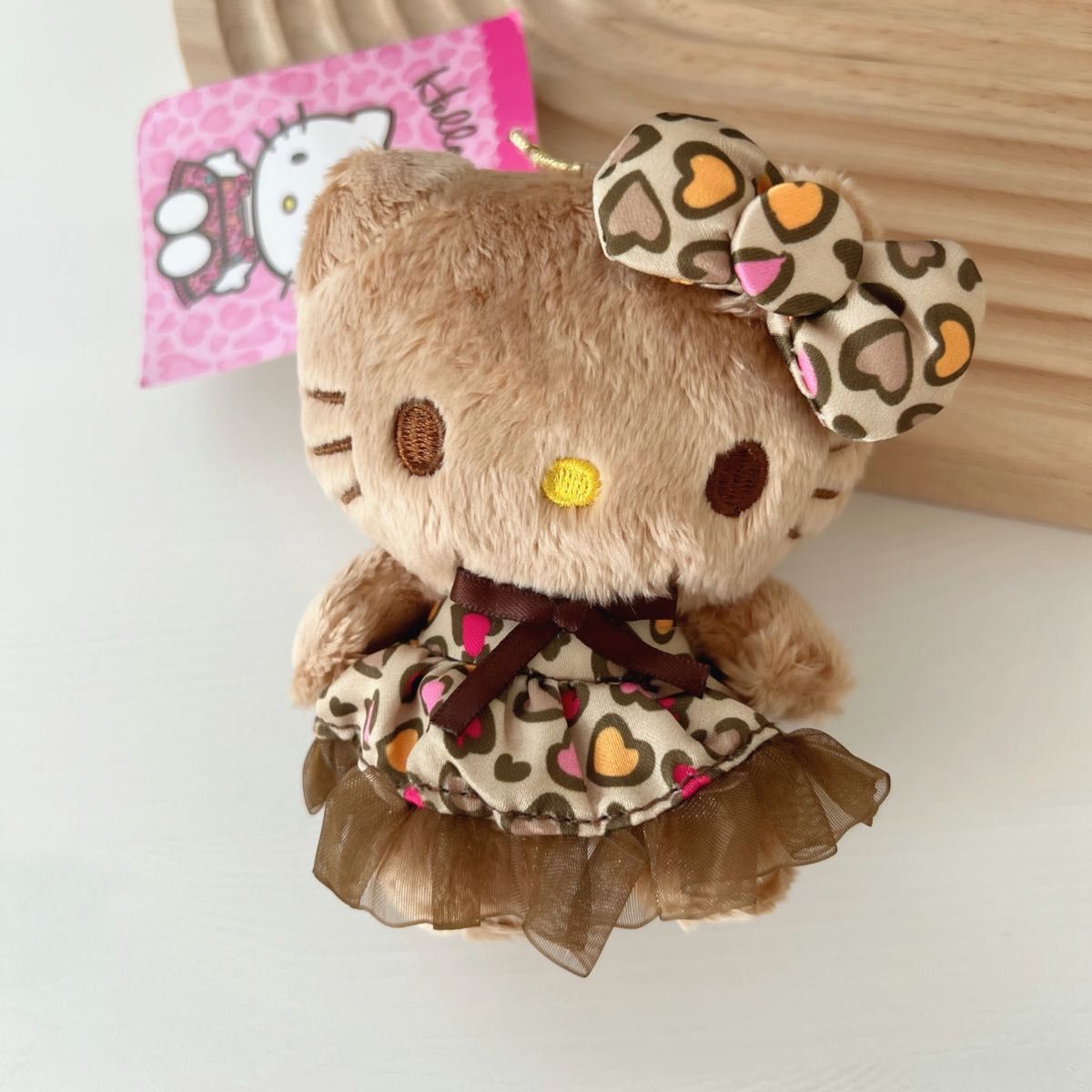 新品未使用】レア ハローキティ 日焼けキティ ヒョウ柄ドレス