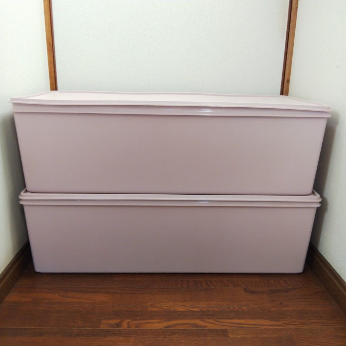 タッパーウェア「ディープロングスーパーケース」衣装ケース 56L