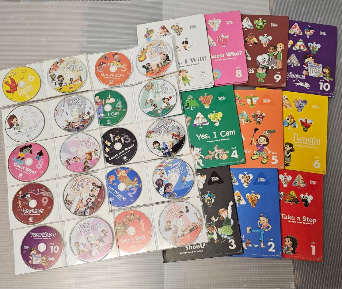 GrapeSEED unit 1 ~ 10 グレープシード ユニット1から10 子ども英語 CD