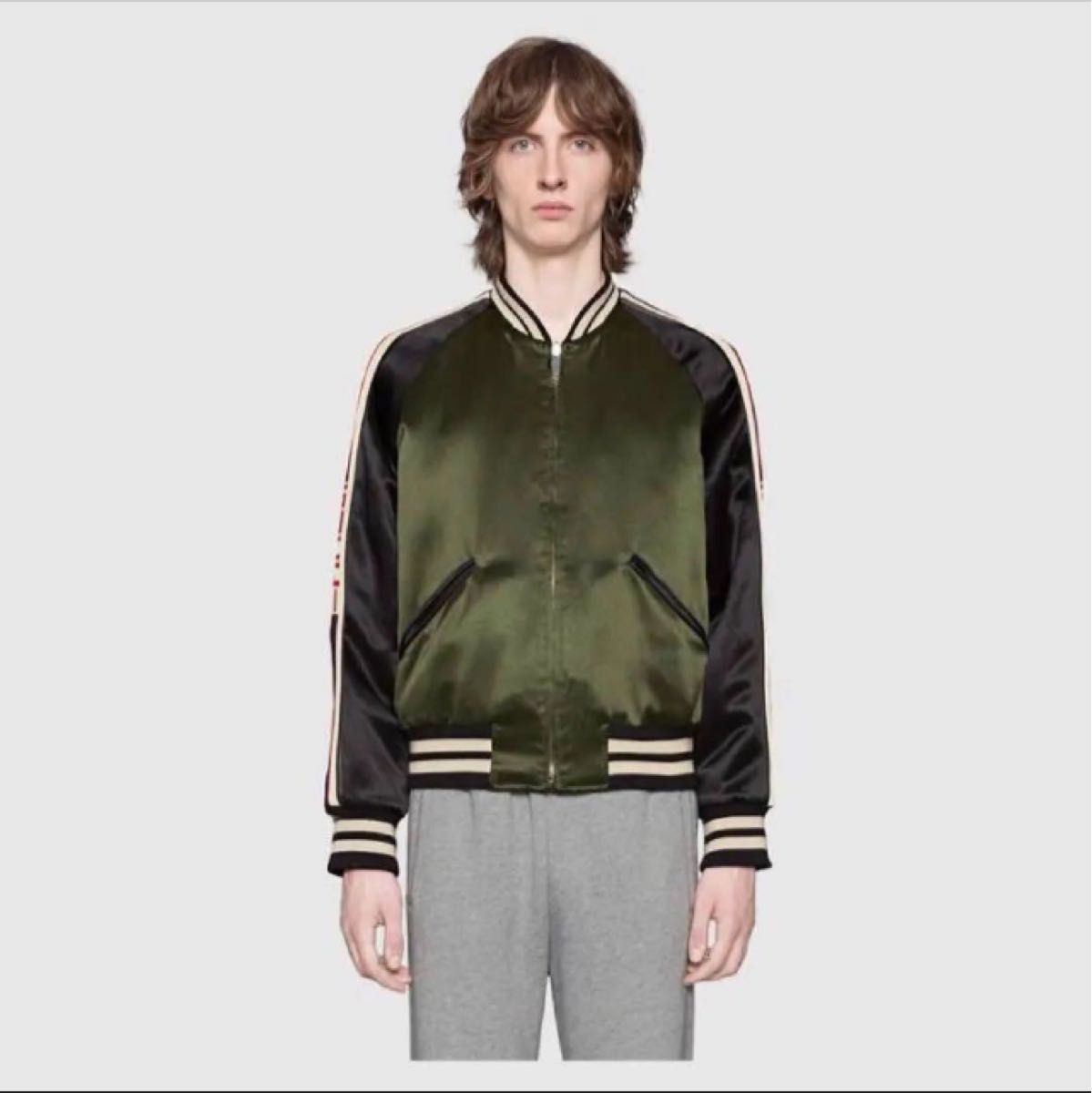 グッチ ボンバージャケット スカジャン ジャケット スタジャン