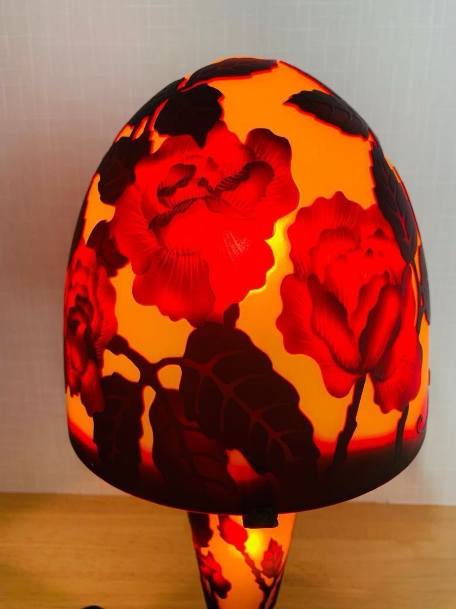 レトロ品 エミール・ガレ エミールガレ風 スタンドランプ ランプ