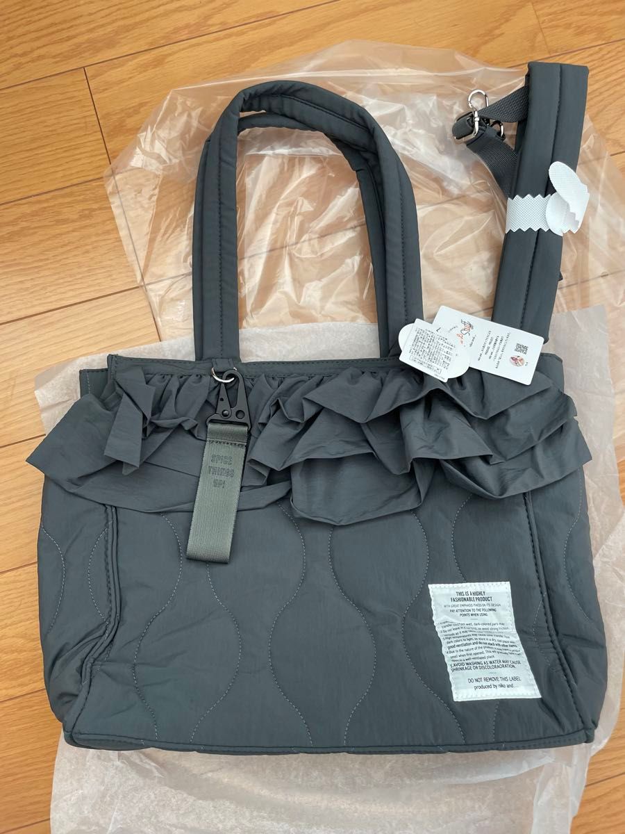 新品 ニコアンド 2wayキルトトートバック 人気スタッフプロデュース