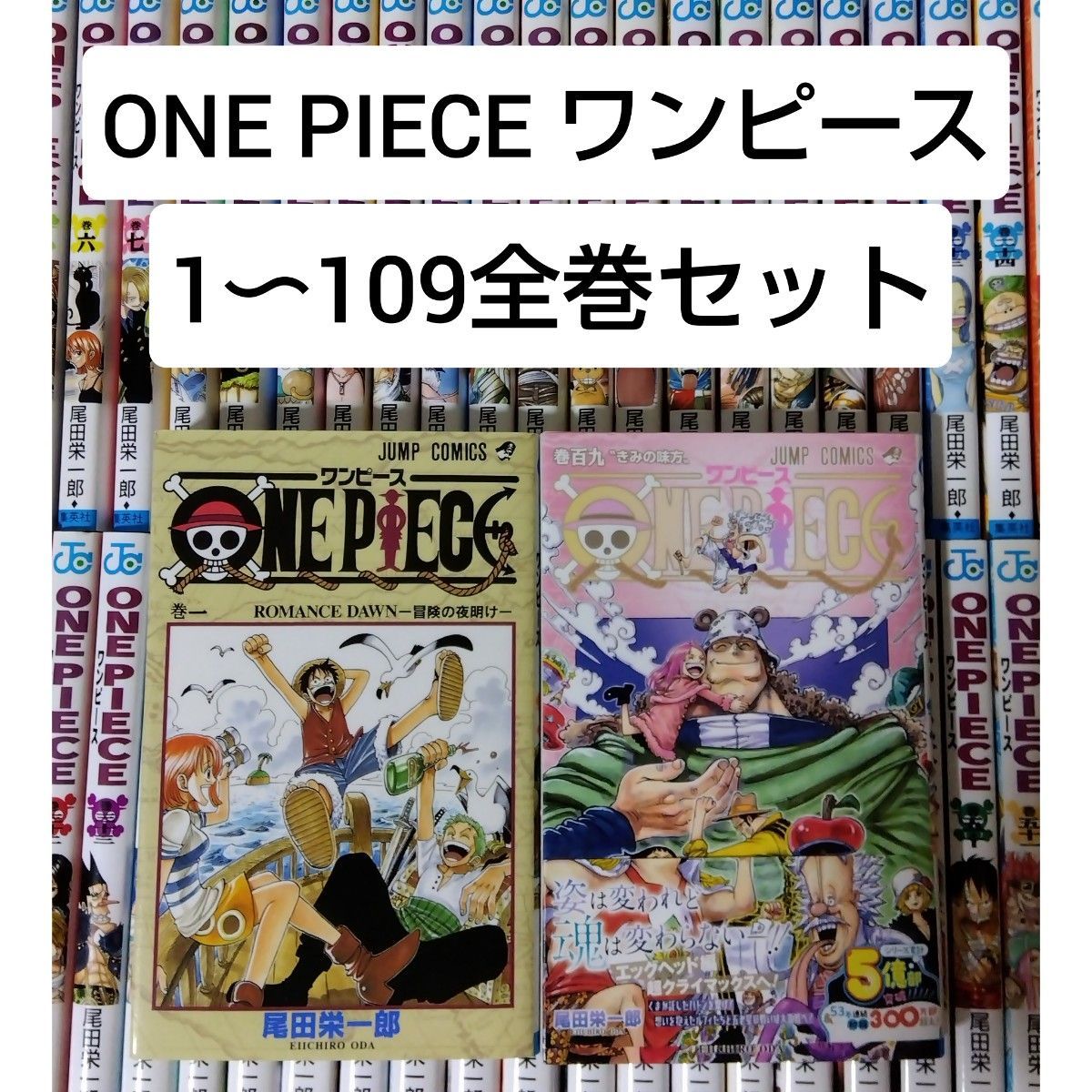 083 ワンピース ONE PIECE 109巻 セット 関連本6冊付き ONE PIECE 109