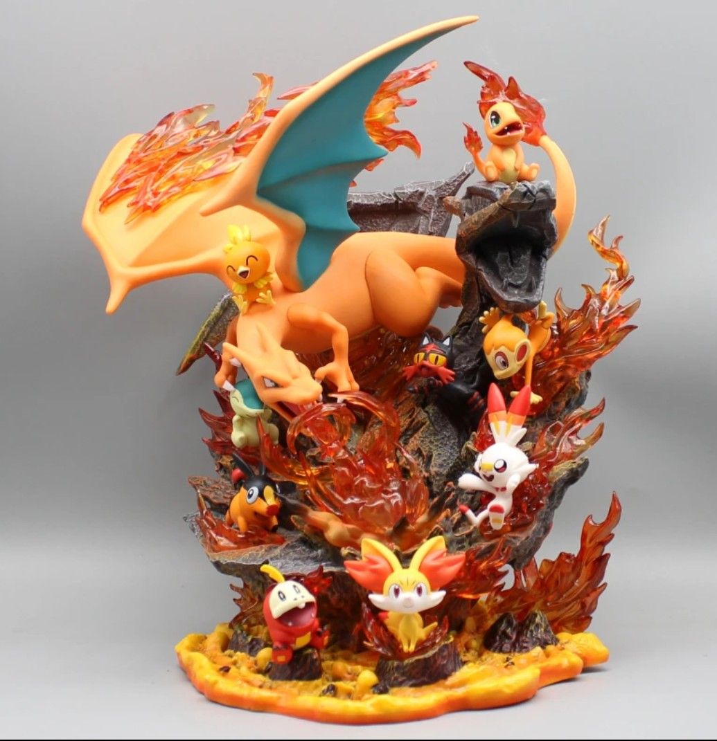 即日発送】32cm ポケモンフィギュア 完成品 リザードン ガレージキット