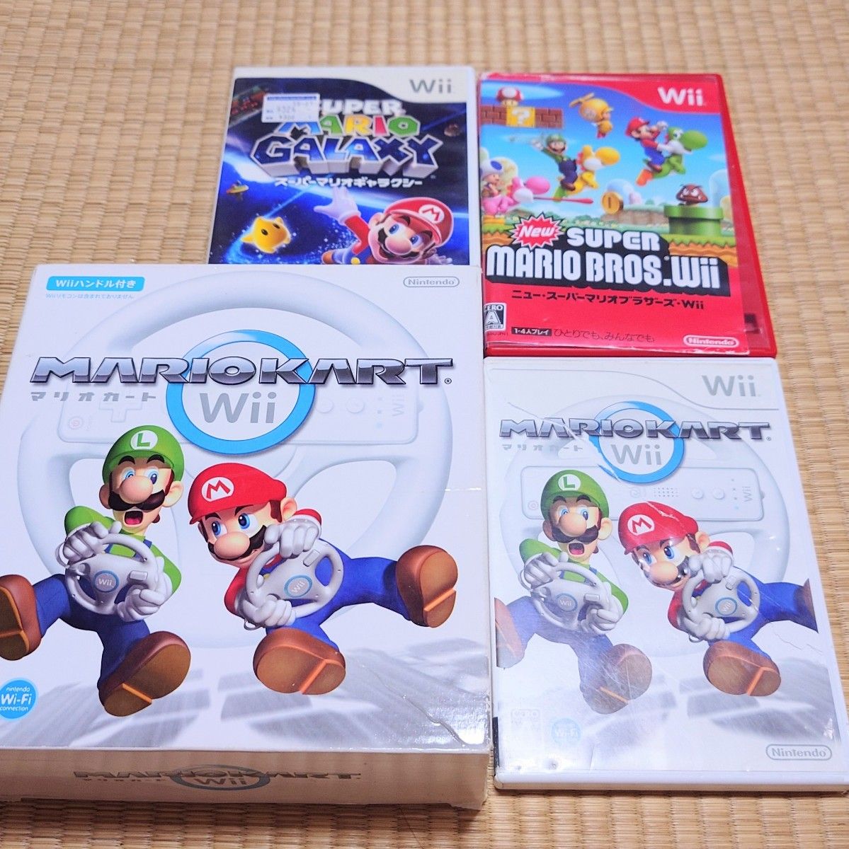 Wii マリオカート マリオカートWii ソフトセット ハンドル ニュー