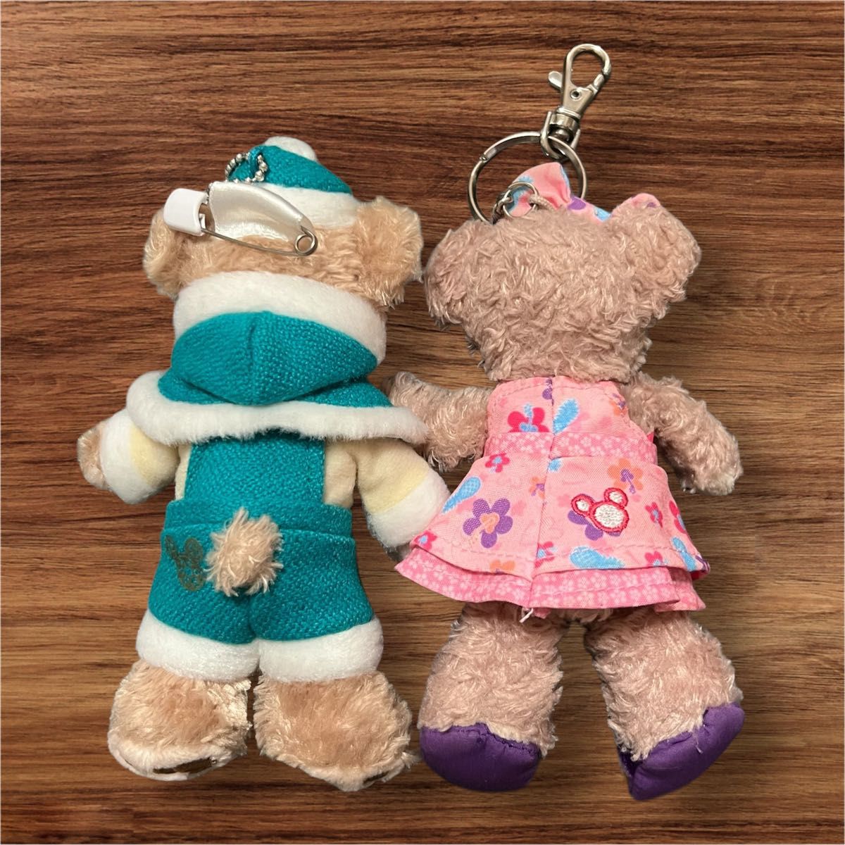 ディズニー ダッフィーフレンズ ぬいぐるみバッジ キーホルダー