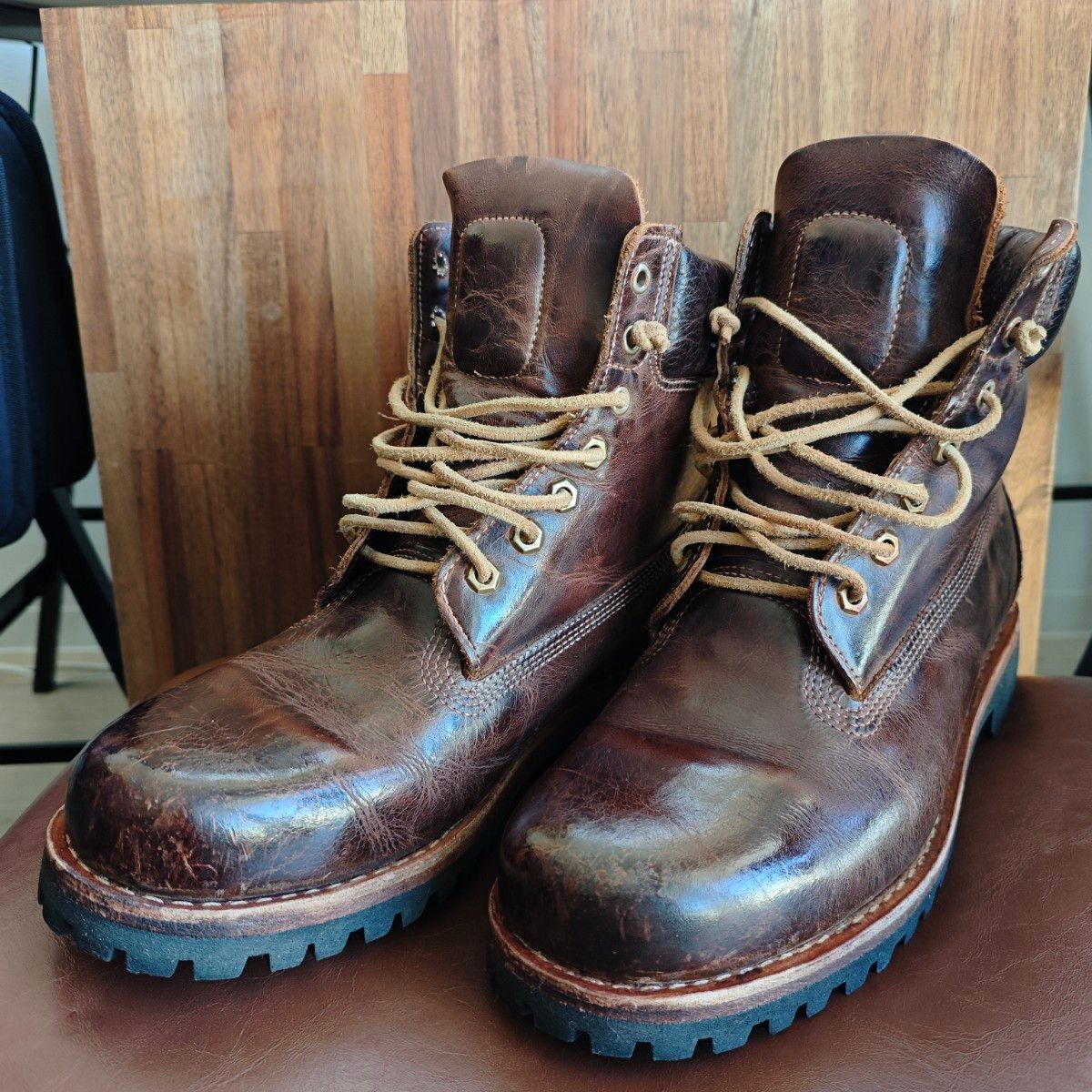 激シブ Timberland ティンバーランド 本革ワークブーツ27 5cm 6746R