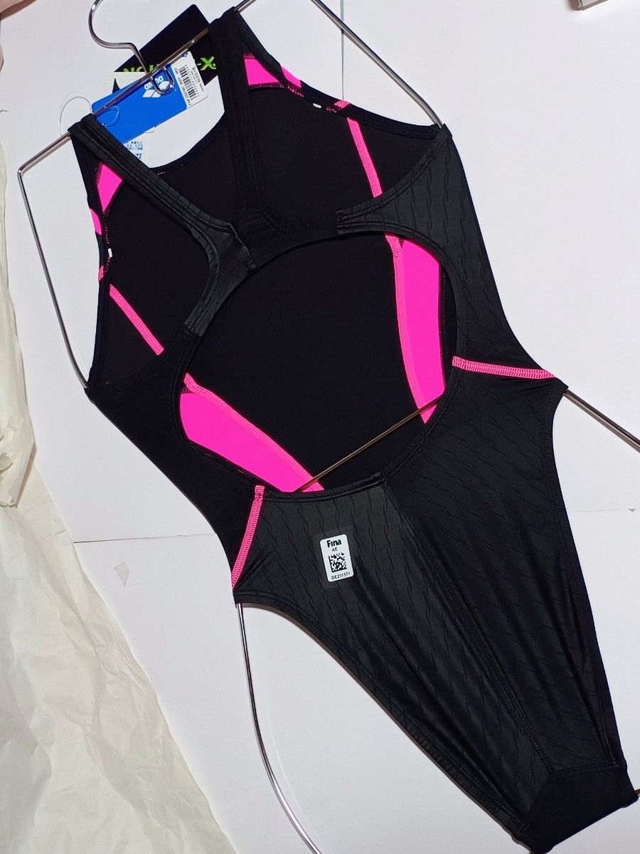 新品 arena（アリーナ）競泳水着 X-パイソン（X-Python） ブラックxF