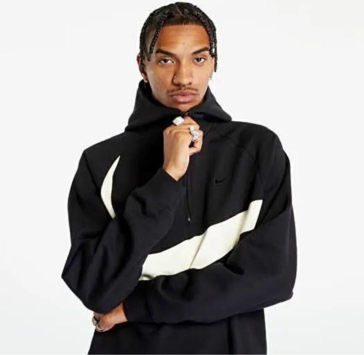 L 新品未開封 ナイキ ビッグスウッシュ フリース 上下セットアップ