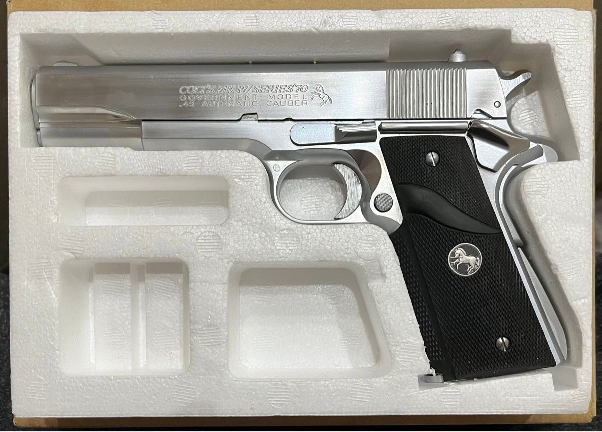 コクサイ コルト スーパー ガバメント カスタム シルバー エアー