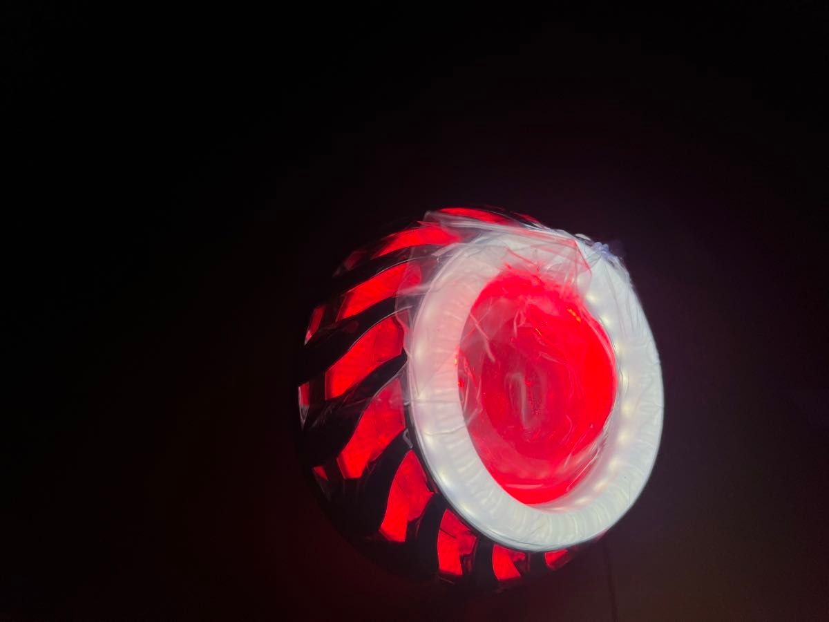 アドレスv125G 白赤イカリングヘッドライト V125 CF46A CF4EA｜Yahoo